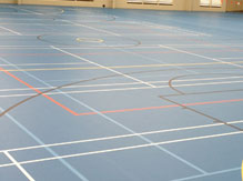 mulit sport court line marking perth